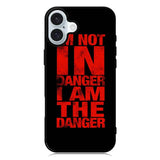 Red Danger iPhone 16 Case QC9534