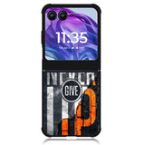 Never give up Motorola Moto Razr Plus 2024 , Moto Razr+ 2024 Case OV9529