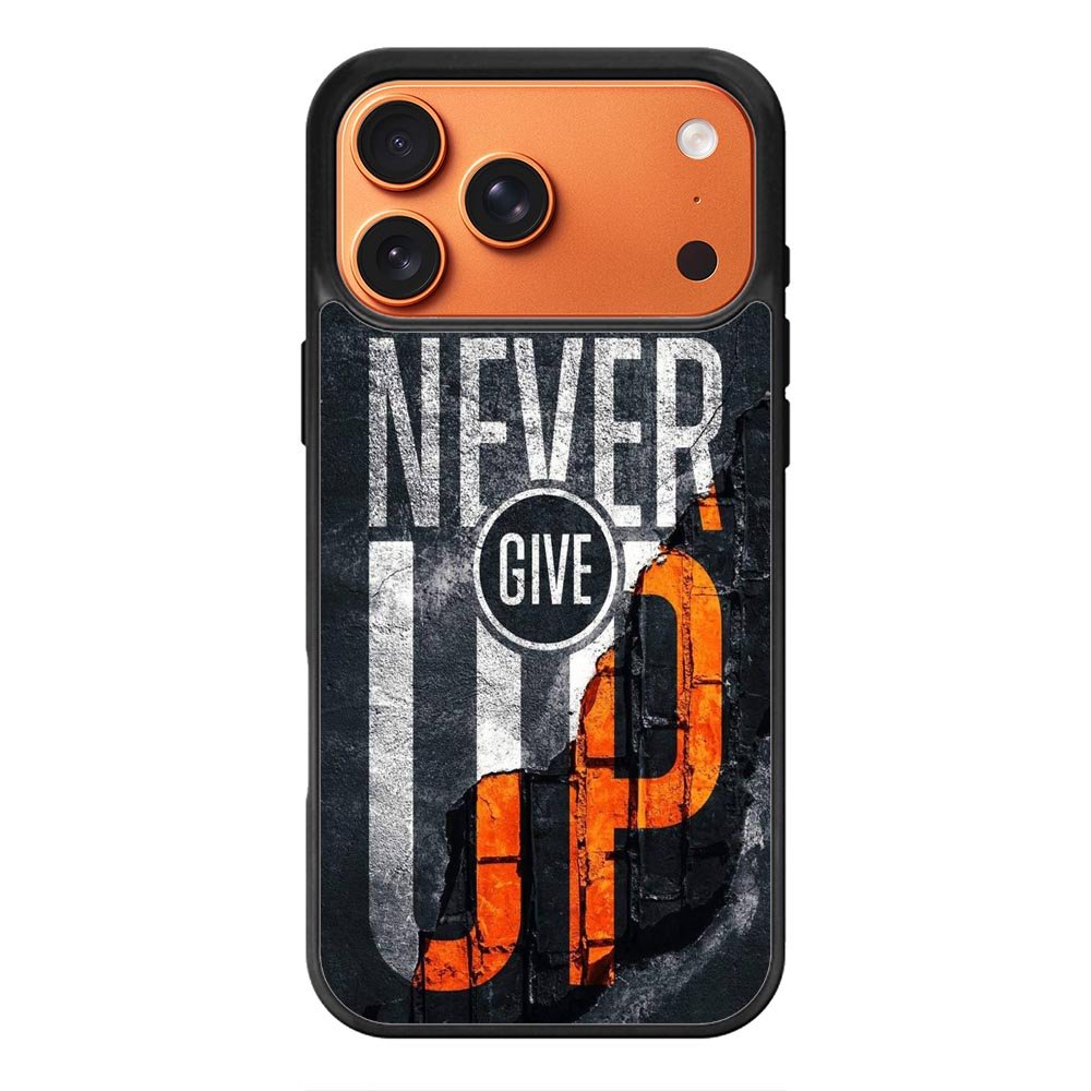 Never give up iPhone 17 Pro Case OV9529