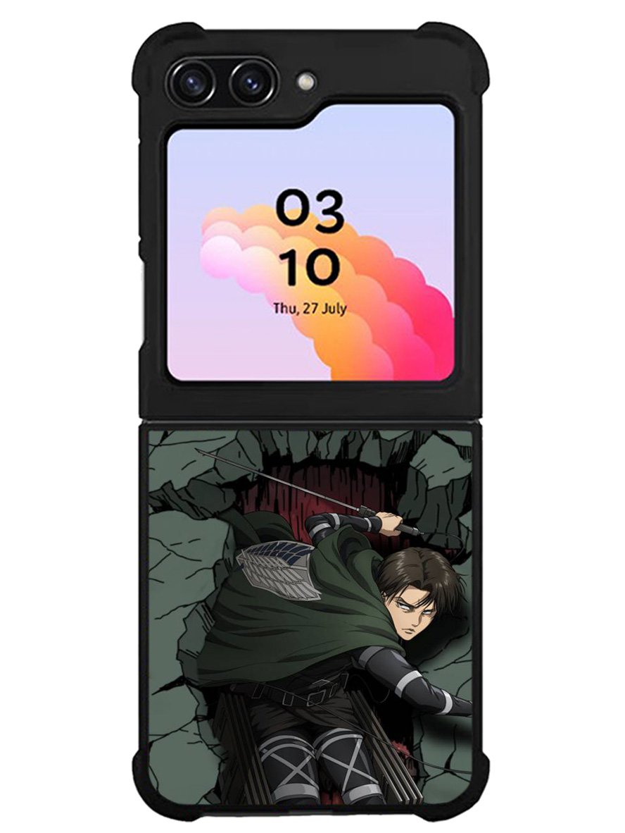 Levi ackerman Samsung Galaxy Z Flip 5 5G 2023 Case OV9526