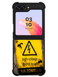 Caution Samsung Galaxy Z Flip 5 5G 2023 Case OV9519