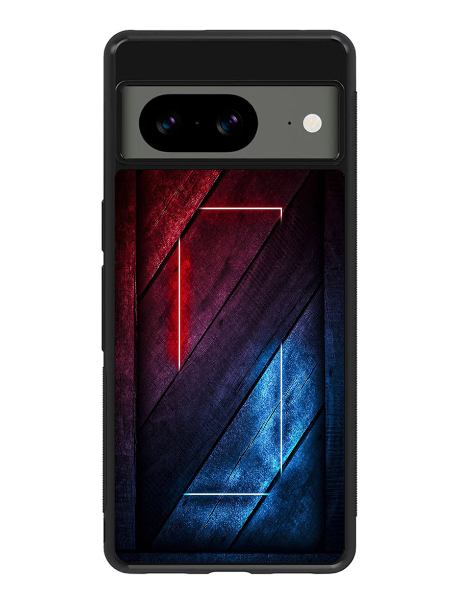 Red and blue Google Pixel 8 Case QC9532