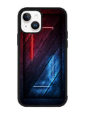 Red and blue iPhone 15 Plus Case OV9532