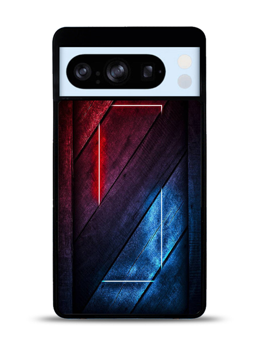 Red and blue Google Pixel 8 Pro Case QC9532