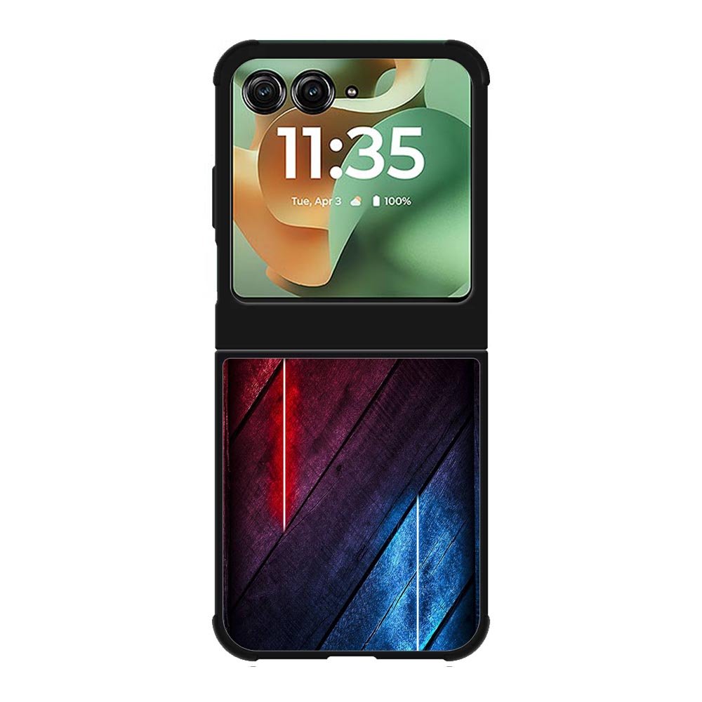 Red and blue Motorola Moto RAZR 2025 Case OV9532