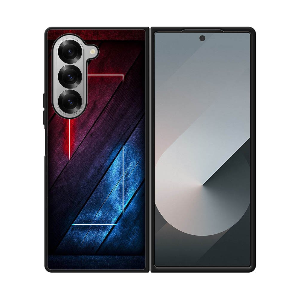 Red and blue Samsung Galaxy Z Fold 7 5G Case OV9532