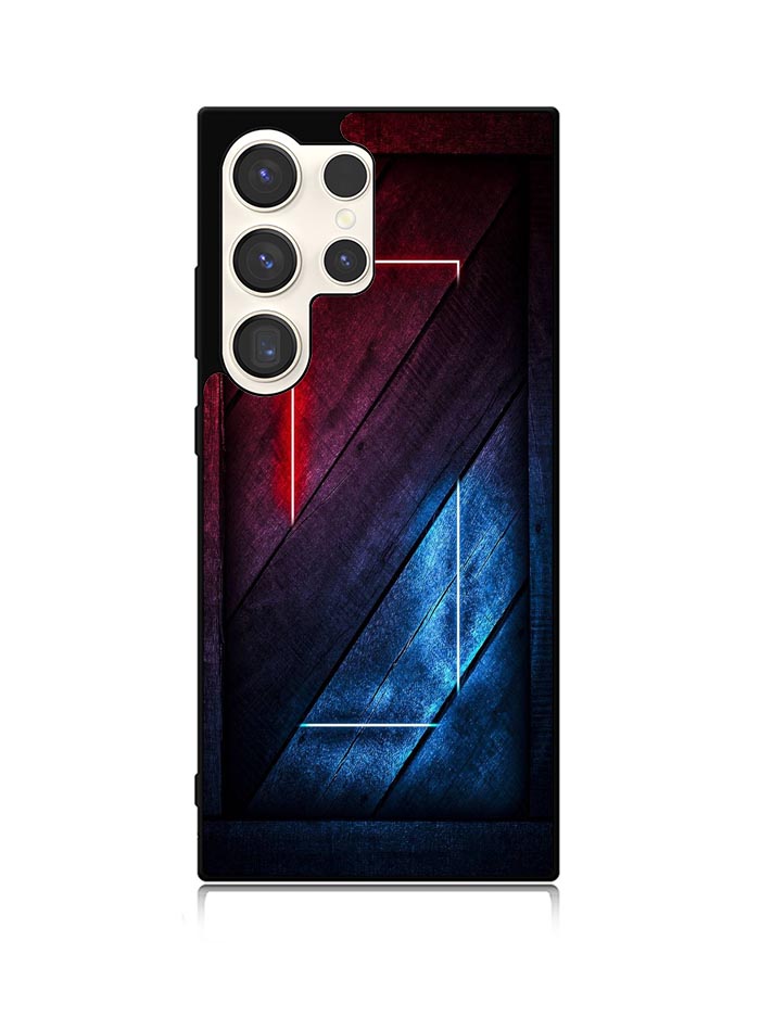 Red and blue Samsung Galaxy S23 Ultra 5G Case QC9532