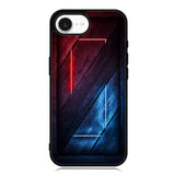 Red and blue iPhone 16e Case OV9532