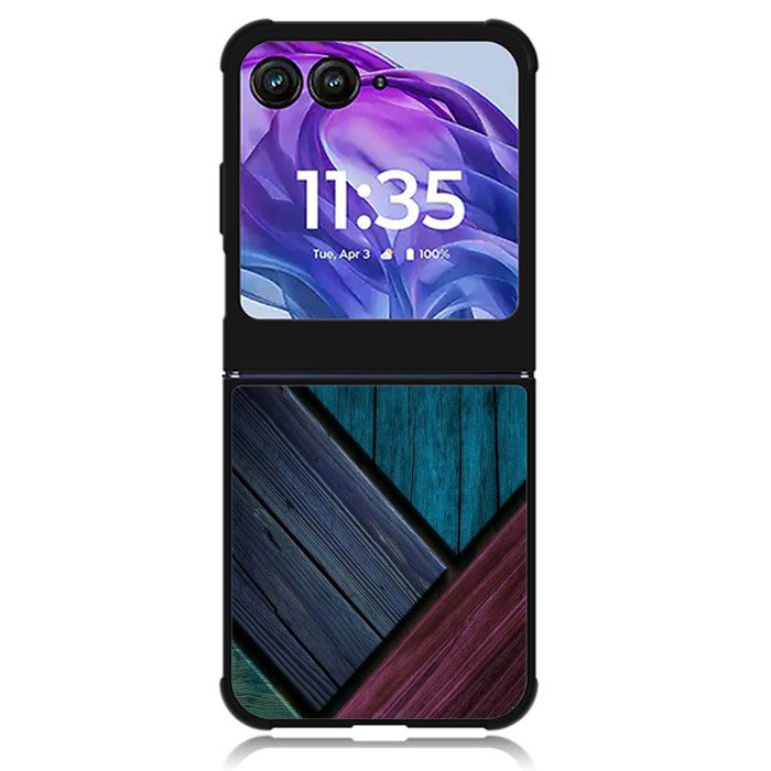 Color of Wood Motorola Moto Razr Plus 2024 , Moto Razr+ 2024 Case