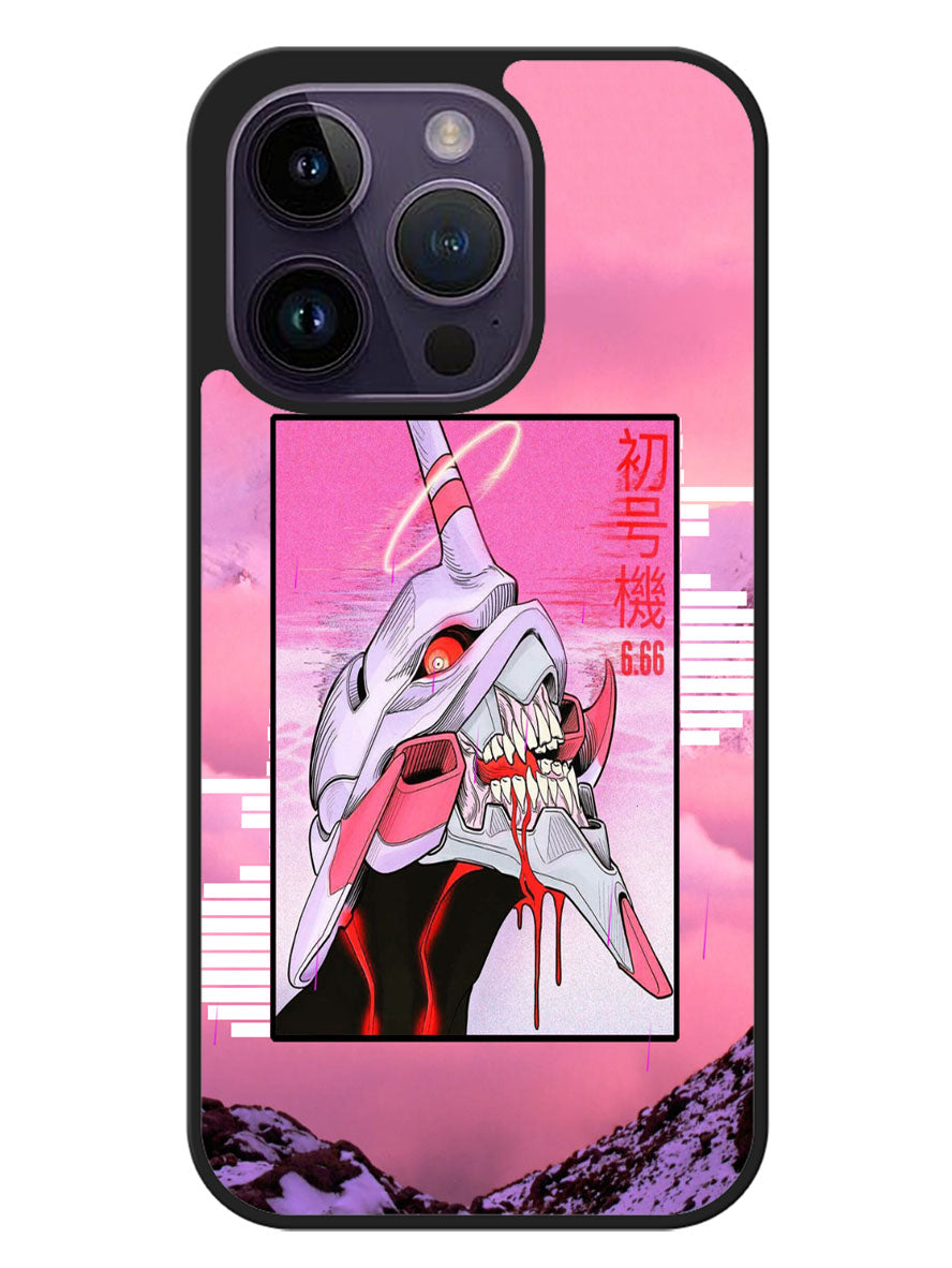 Aesthetic Evangelion iPhone 14 Pro Max Case