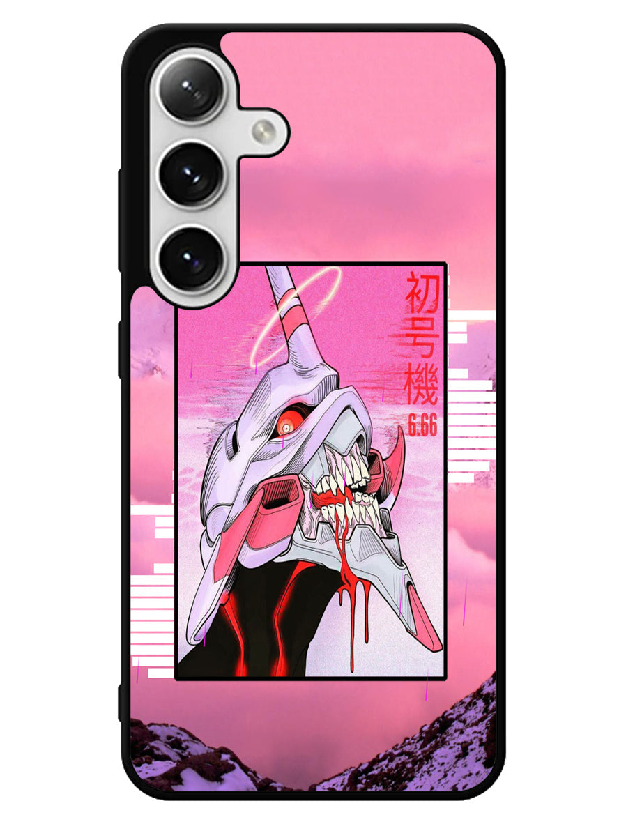 Aesthetic Evangelion Samsung Galaxy S24 5G Case
