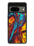 Orange And Blue Fluid Google Pixel 8A Case QC9586
