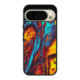 Orange And Blue Fluid Google Pixel 10 Pro Case QC9586