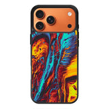 Orange And Blue Fluid iPhone 17 Pro Max Case QC9586