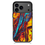 Orange And Blue Fluid iPhone 17 Pro Case RC9586