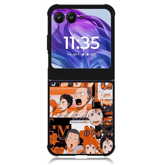 Haikyuu Motorola Moto Razr Plus 2024 , Moto Razr+ 2024 Case OV9567