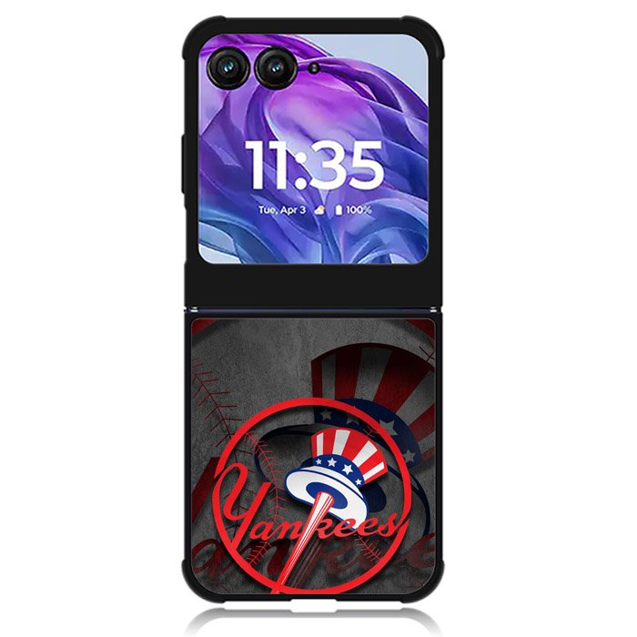New York Yankees Motorola Moto Razr Plus 2024 , Moto Razr+ 2024 Case OV9560