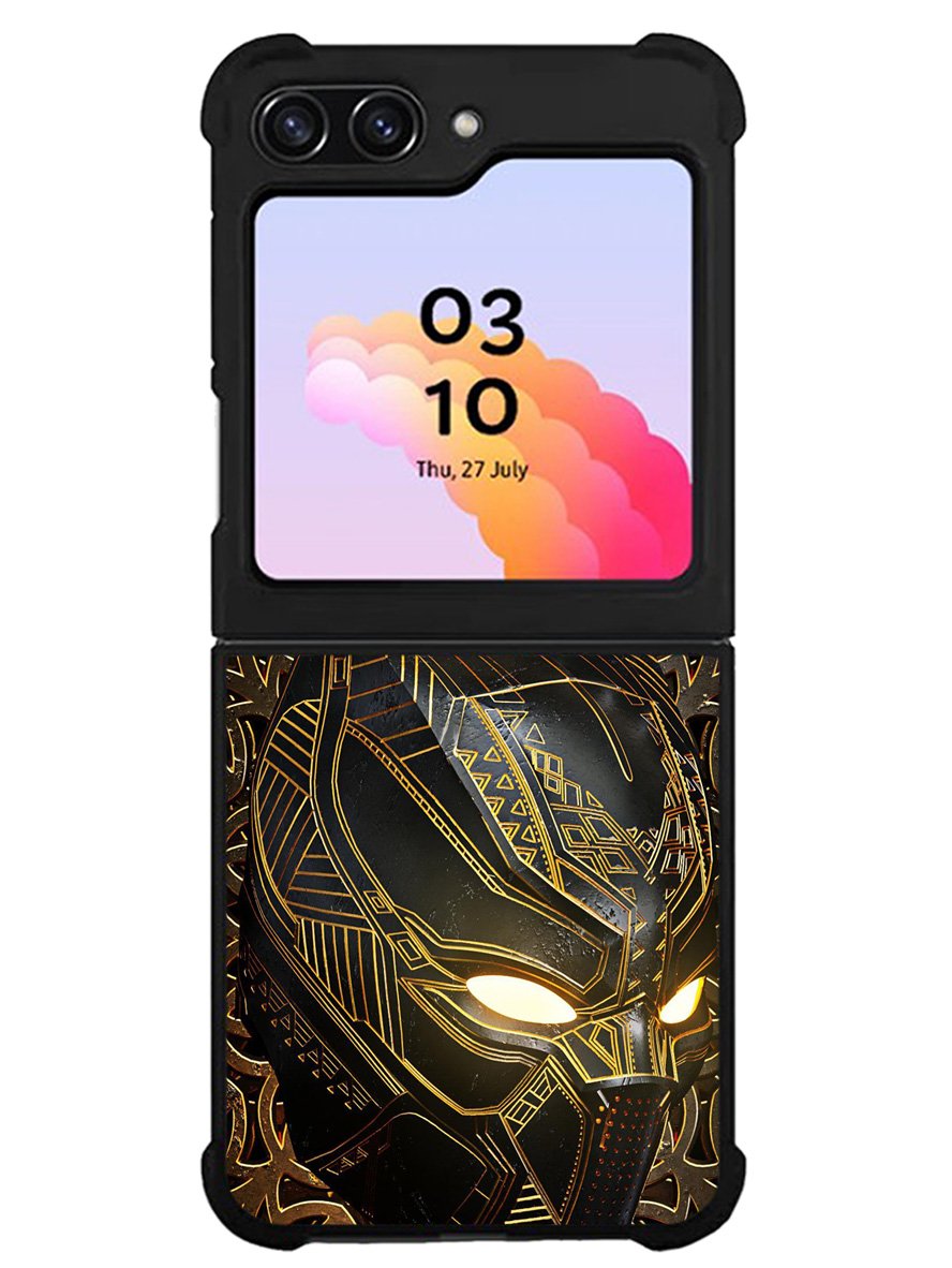 black panther gold Samsung Galaxy Z Flip 5 5G 2023 Case OV9556