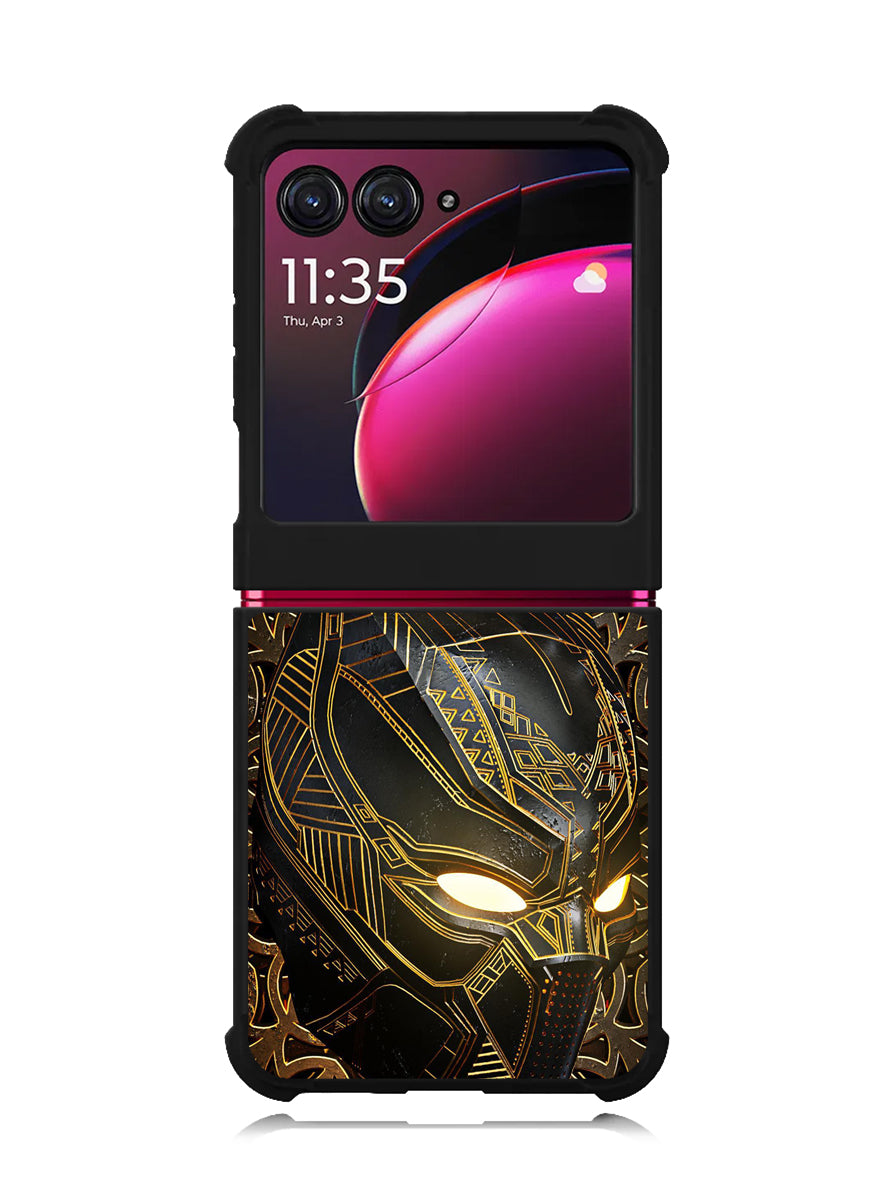 black panther gold Motorola Moto Razr Plus 2023 , Moto Razr+ 2023 Case OV9556