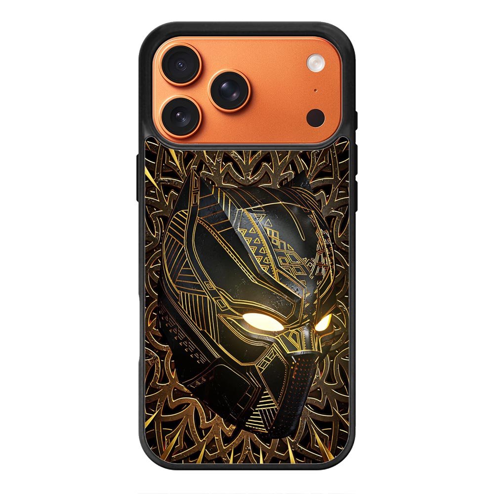 black panther gold iPhone 17 Pro Max Case QC9556