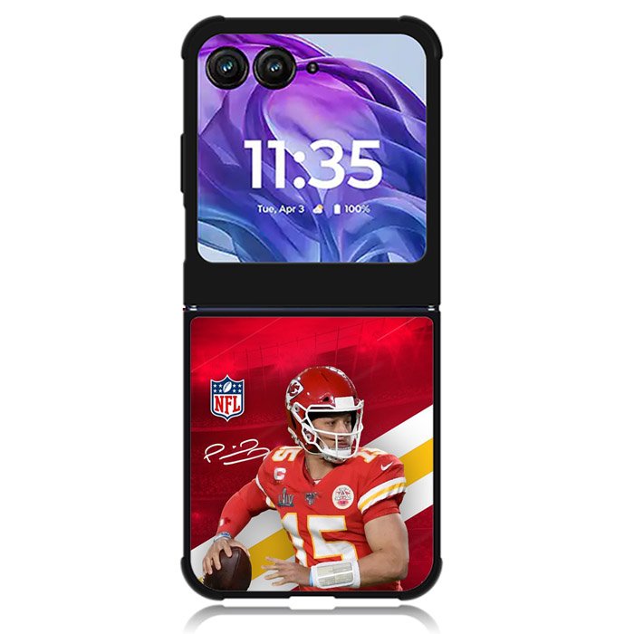 Patrick Mahomes 4th Motorola Moto Razr Plus 2024 , Moto Razr+ 2024 Case