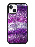 Pink Purple Silver iPhone 14 Plus Case QC9553