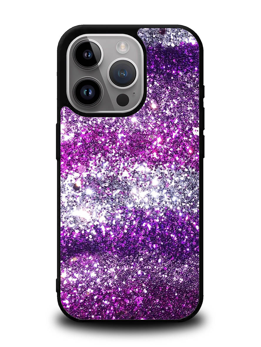 Pink Purple Silver iPhone 16 Pro Case OV9553