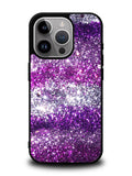 Pink Purple Silver iPhone 16 Pro Case OV9553