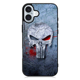 Punisher Logo iPhone 16 Case QC9550