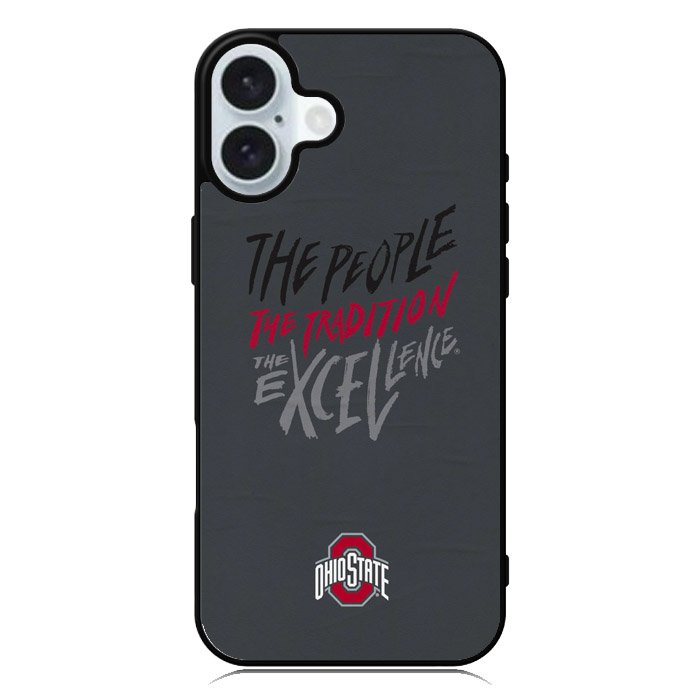 Ohio State Logo iPhone 16 Case QC9549