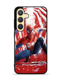 Spiderman Painted Samsung Galaxy S24 FE 5G Case OV8949