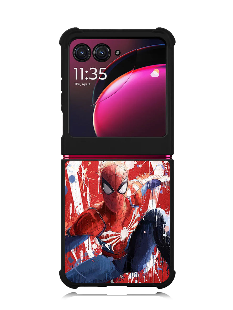 Spiderman Painted Motorola Moto Razr Plus 2023 , Moto Razr+ 2023 Case OV8949