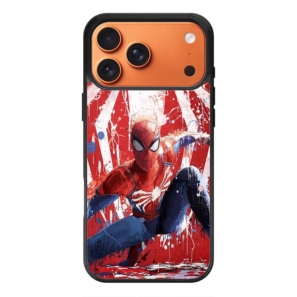 Spiderman Painted iPhone 17 Pro Case OV8949