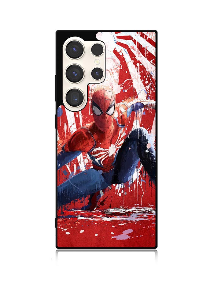 Spiderman Painted Samsung Galaxy S25 Ultra 5G Case QC8949