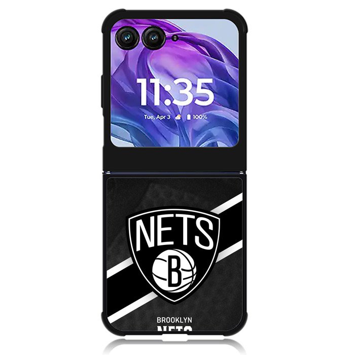 Brooklyn Nets Motorola Moto Razr Plus 2024 , Moto Razr+ 2024 Case OV8947