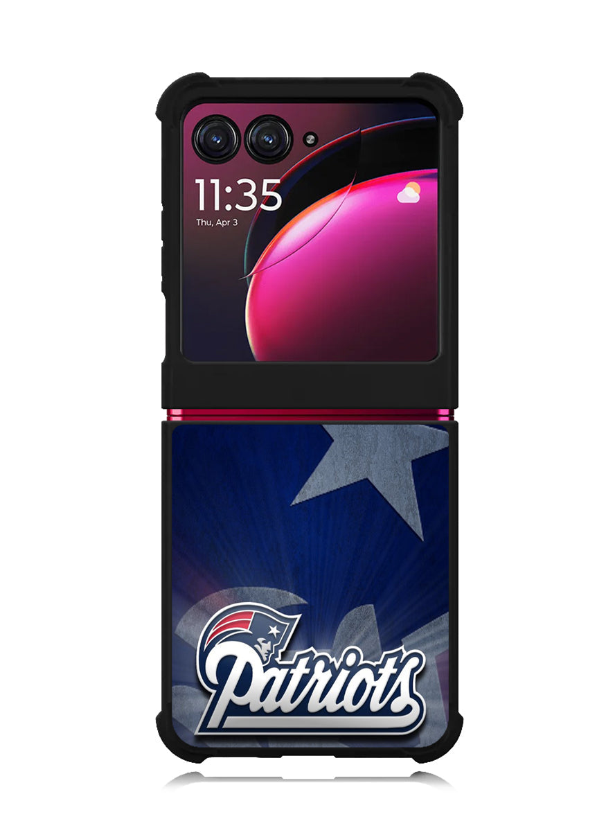 New England Patriots Motorola Moto Razr Plus 2023 , Moto Razr+ 2023 Case OV9019