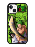 one piece roronoa zoro iPhone 14 Case QC9012