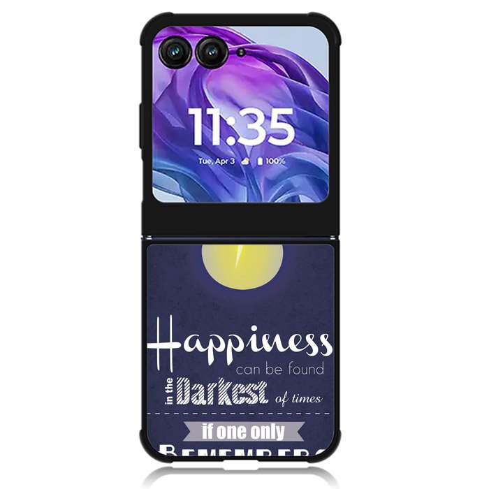 Happiness quote Harry Potter Motorola Moto Razr Plus 2024 , Moto Razr+ 2024 Case OV0770