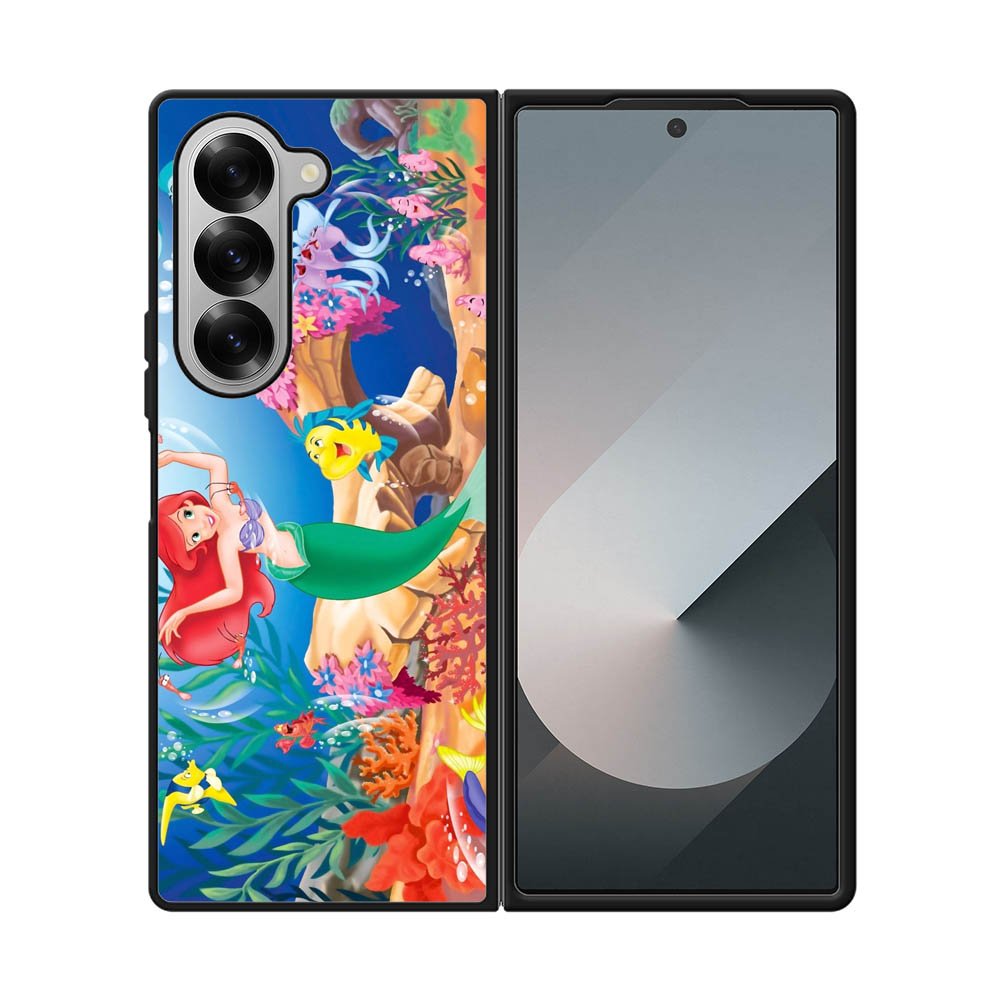 little mermaid Wallpaper Samsung Galaxy Z Fold 7 5G Case QC0775