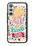Girls Just Want To Have Fun Samsung Galaxy A14 5G Case QC0778