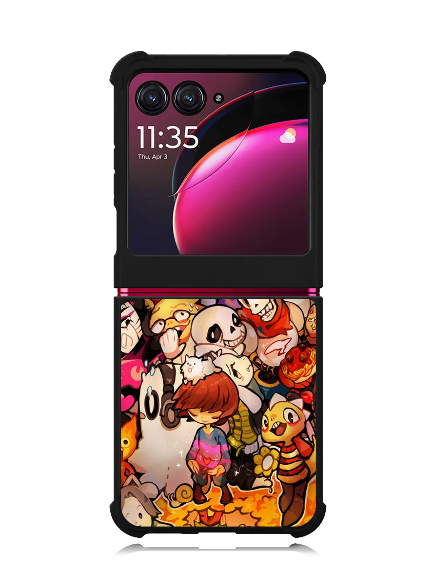 Undertale All Character Motorola Moto Razr Plus 2023 , Moto Razr+ 2023 Case
