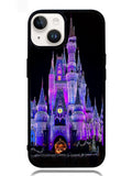 Disney Castle Night Lights 2nd iPhone 14 Plus Case