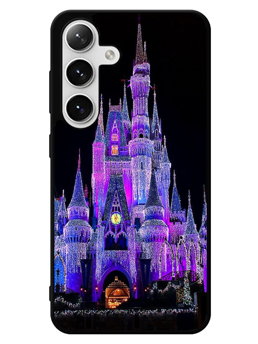 Disney Castle Night Lights 2nd Samsung Galaxy S25 5G Case