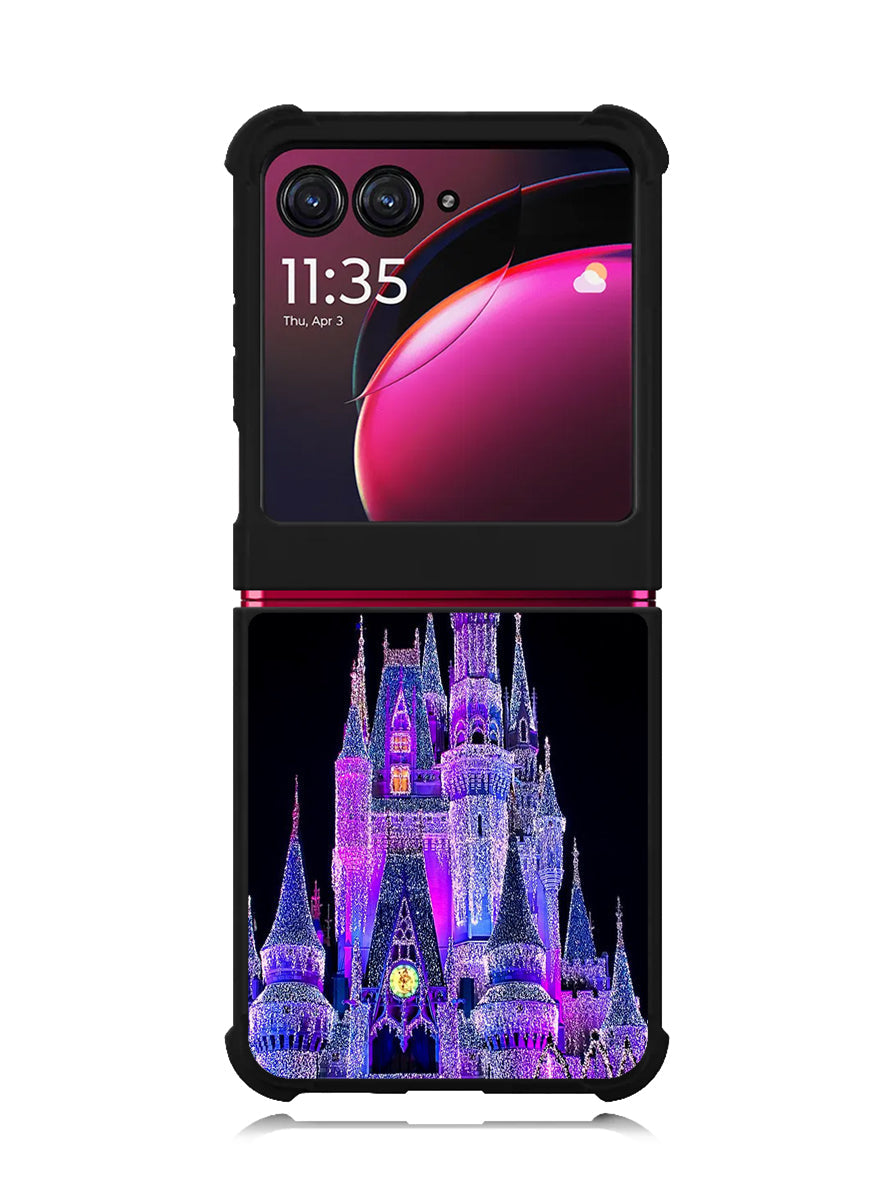 Disney Castle Night Lights 2nd Motorola Moto Razr Plus 2023 , Moto Razr+ 2023 Case