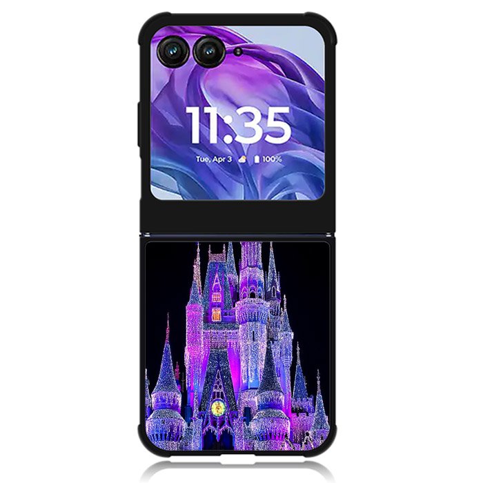 Disney Castle Night Lights 2nd Motorola Moto Razr Plus 2024 , Moto Razr+ 2024 Case