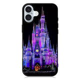 Disney Castle Night Lights 2nd iPhone 16 Plus Case