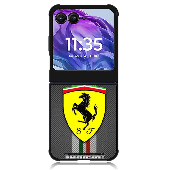 Ferrari Logo 1st Motorola Moto Razr Plus 2024 , Moto Razr+ 2024 Case