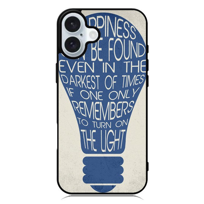 happyness quote harry potter iPhone 16 Plus Case QC5056