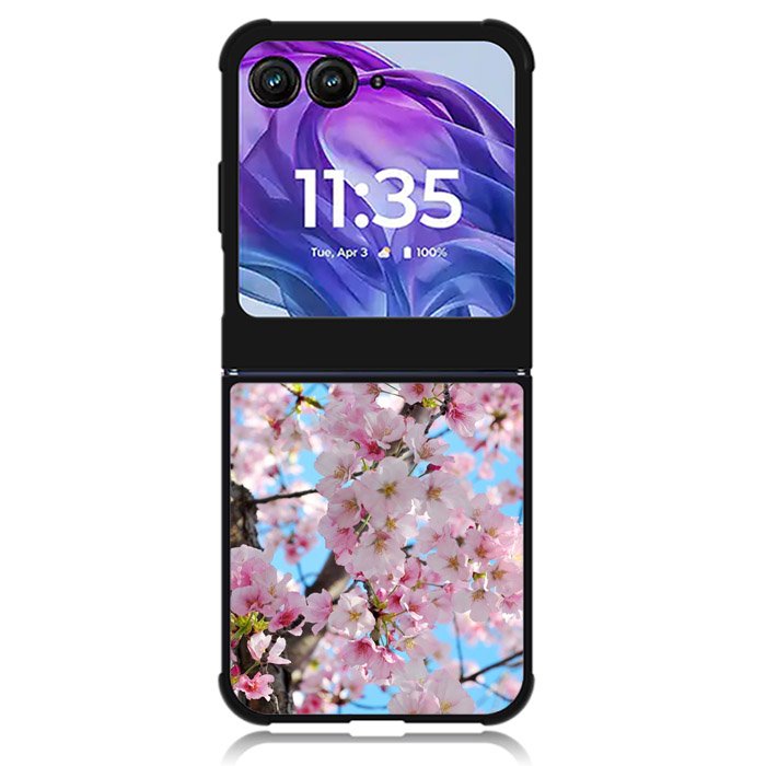 Cherry Blossoms Motorola Moto Razr Plus 2024 , Moto Razr+ 2024 Case OV0867