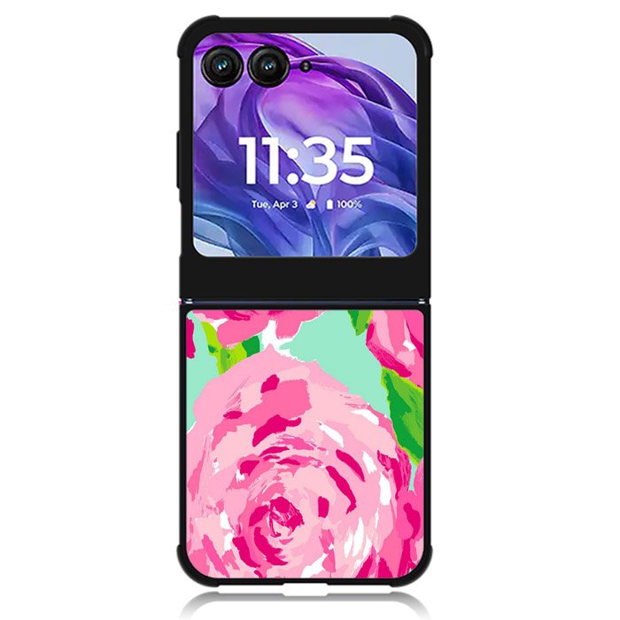 Lilly Pulitzer First Impression Motorola Moto Razr Plus 2024 , Moto Razr+ 2024 Case